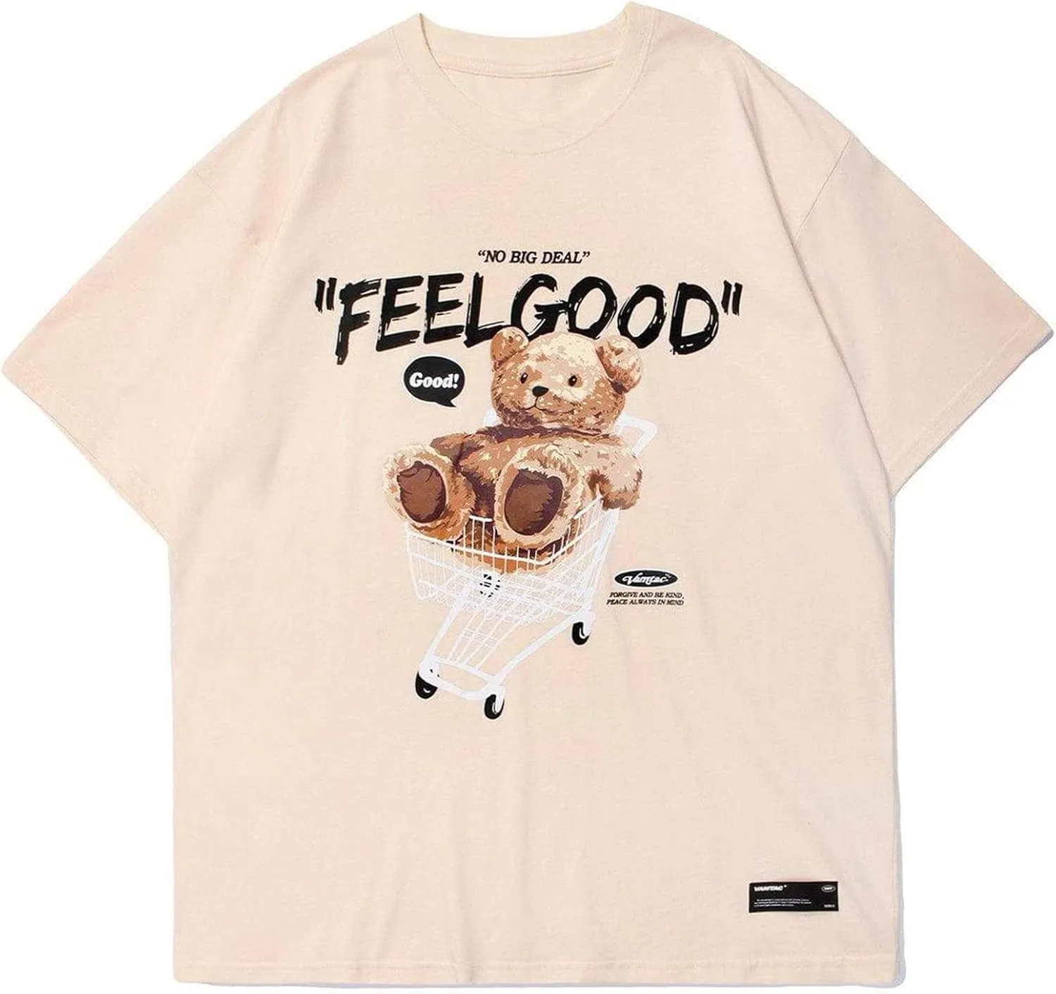 Aelfric Eden Oversized Graphic Tees Men Streetwear Casual Summer Tops Unisex T-Shirt