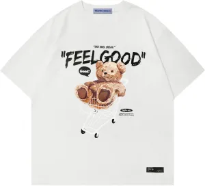 Aelfric Eden Oversized Graphic Tees Men Streetwear Casual Summer Tops Unisex T-Shirt