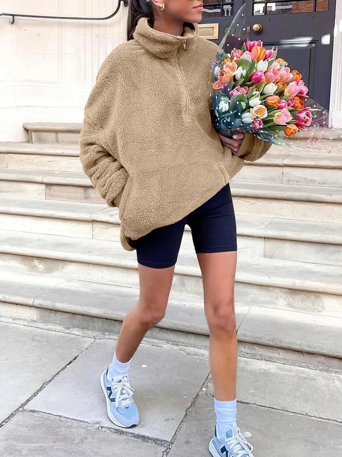 ANRABESS Womens Zip Up Hoodies Cropped Sweatshirts Fall Outfits Casual Hooded Pullover Sweaters Tops Winter Clothes 2024