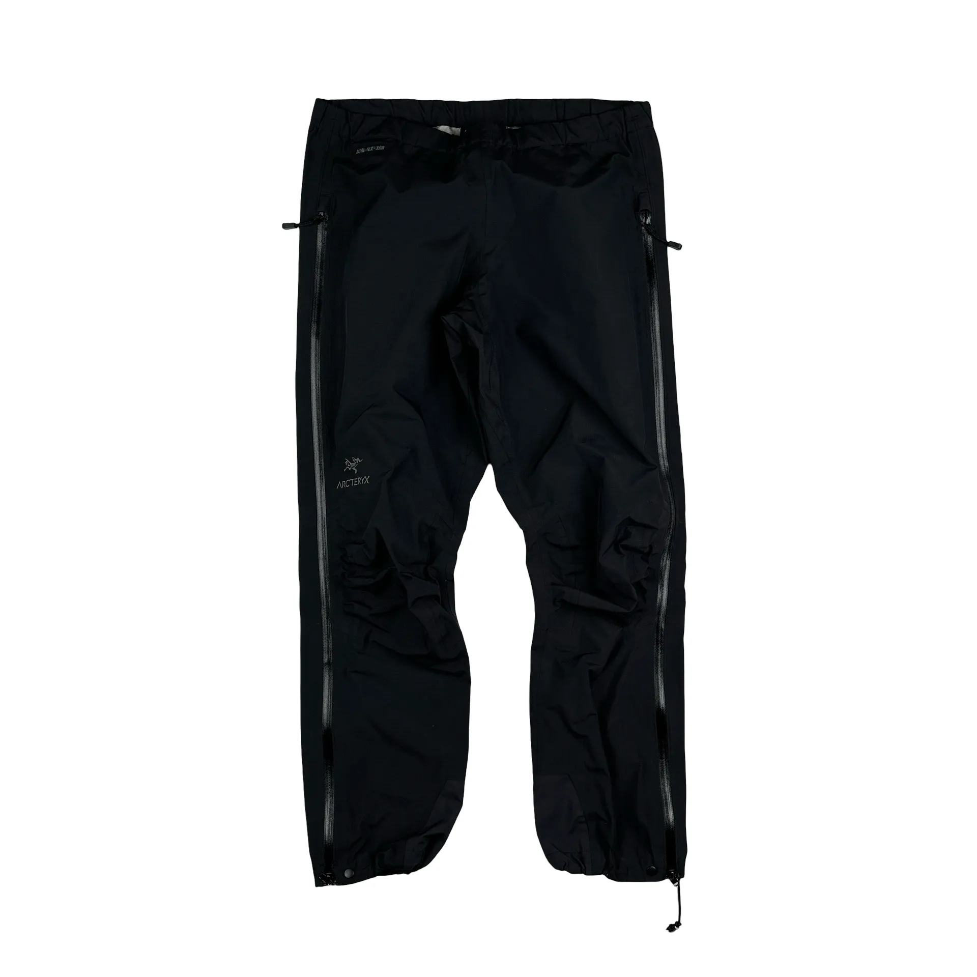 Arcteryx Black Gore-Tex XCR Lightweight Shell Trousers - Large