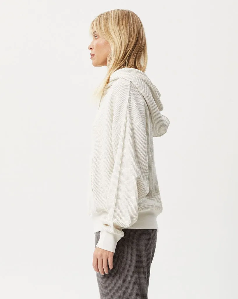 Ari - Recycled Waffle Pull On Hood