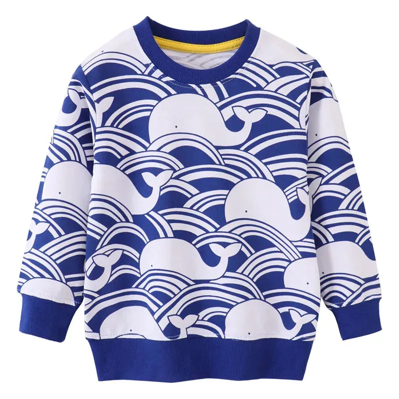 Baby Boy Animal Star Long Sweaters