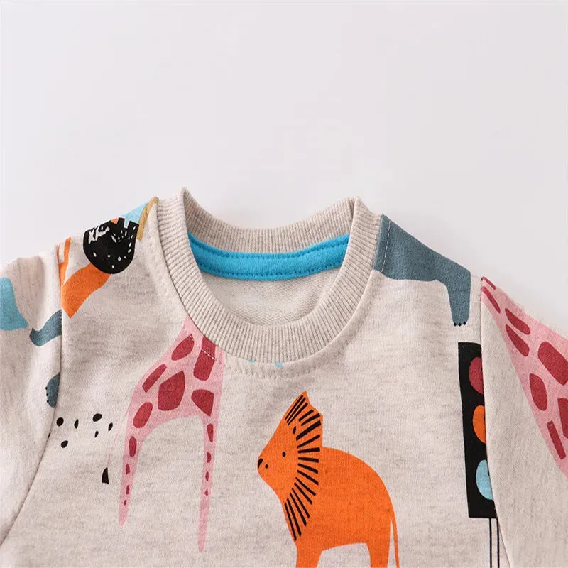 Baby Boy Animal Star Long Sweaters