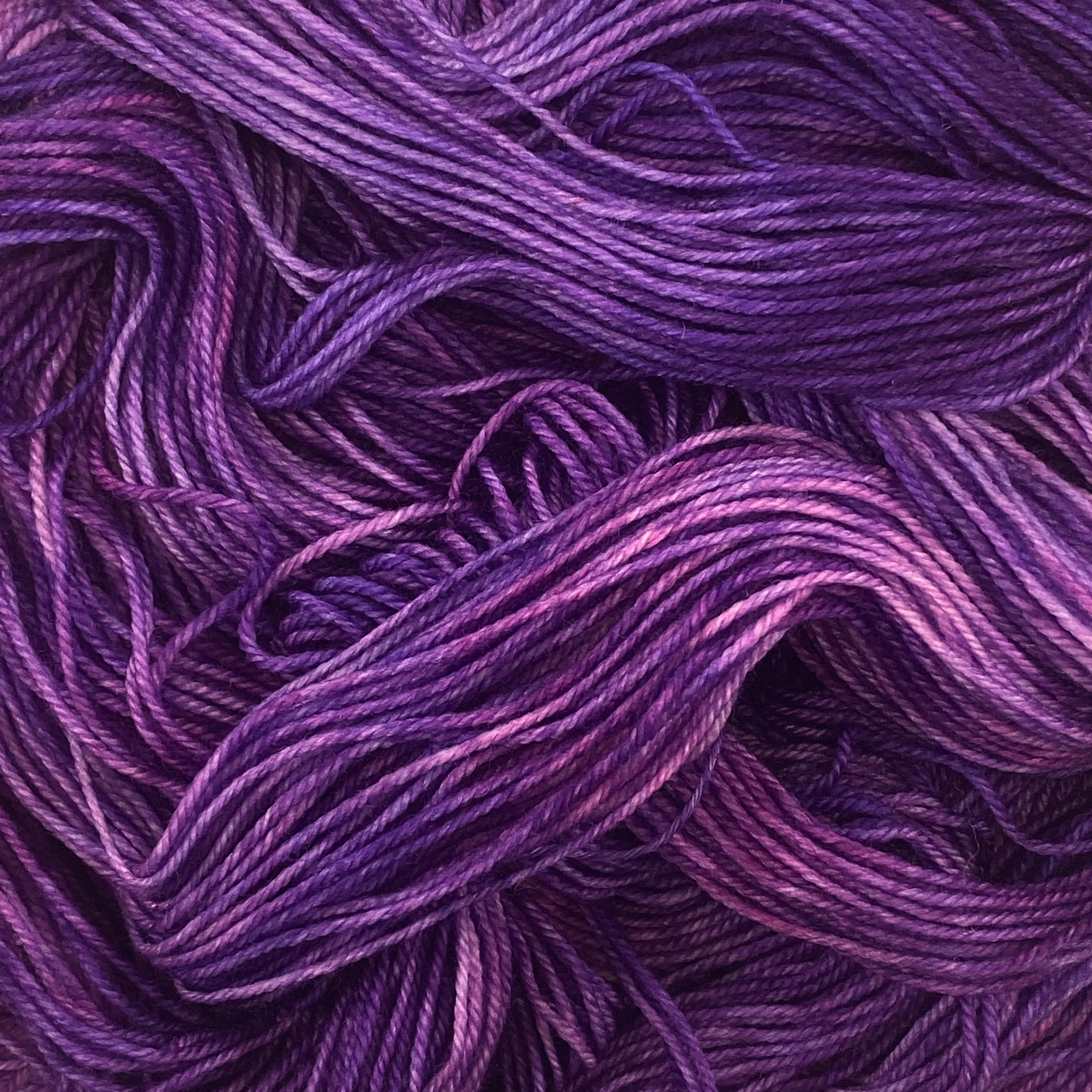 Barbury Sock - Violet Streaks