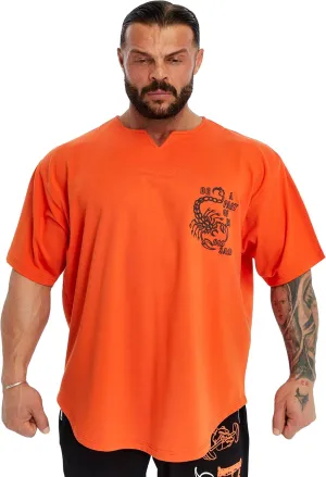 BIG SAM SPORTSWEAR COMPANY Men's Oversize T-Shirt� Organic Cotton Breathable Workout, Lifting T-Shirt