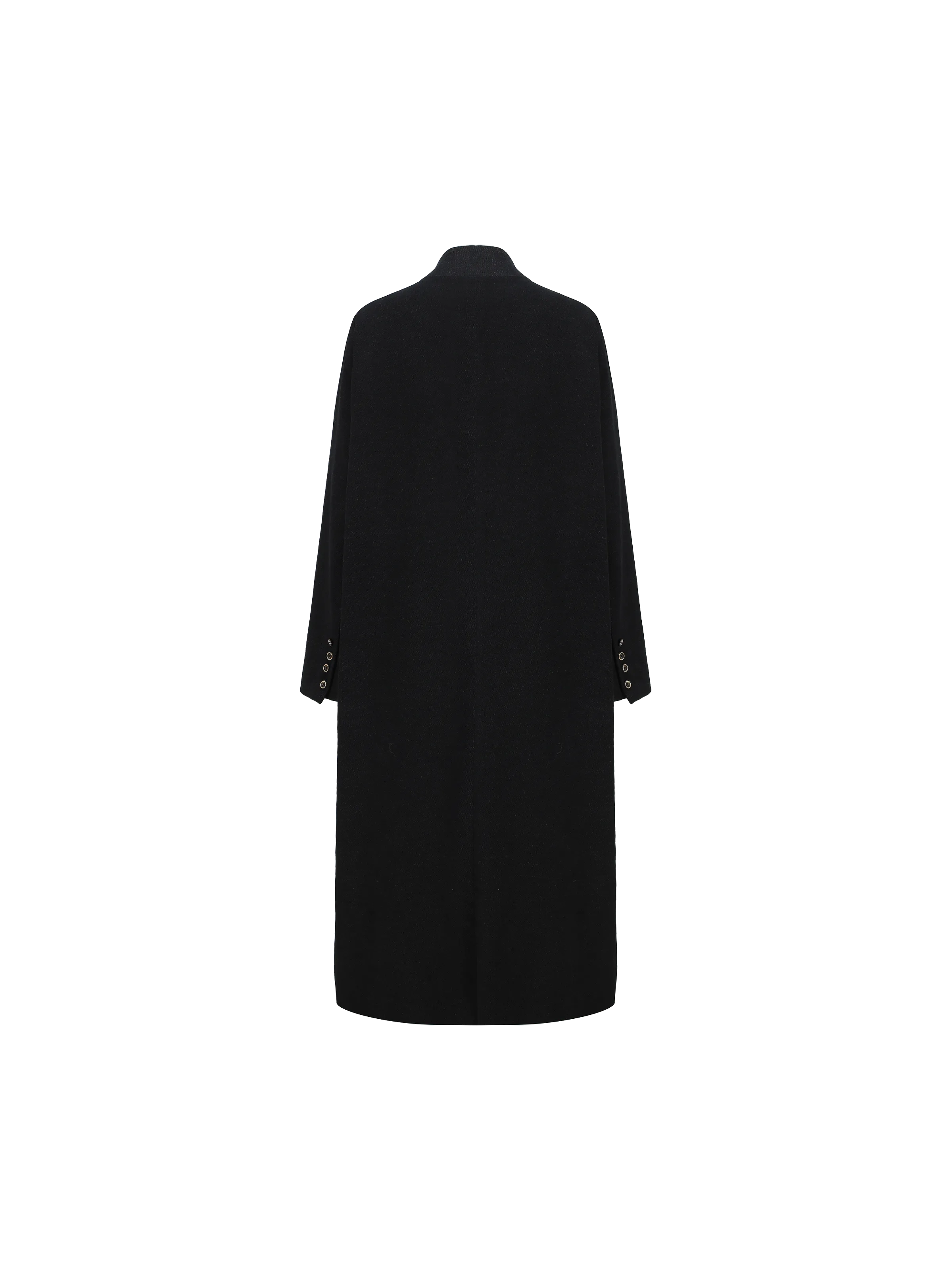 Black and Cyan Patchwork Coat