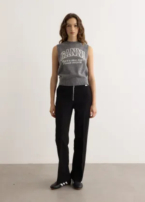 Bonded Crepe Pants