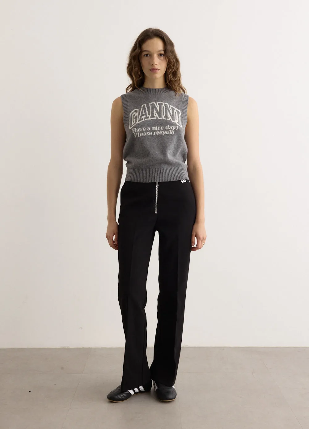 Bonded Crepe Pants