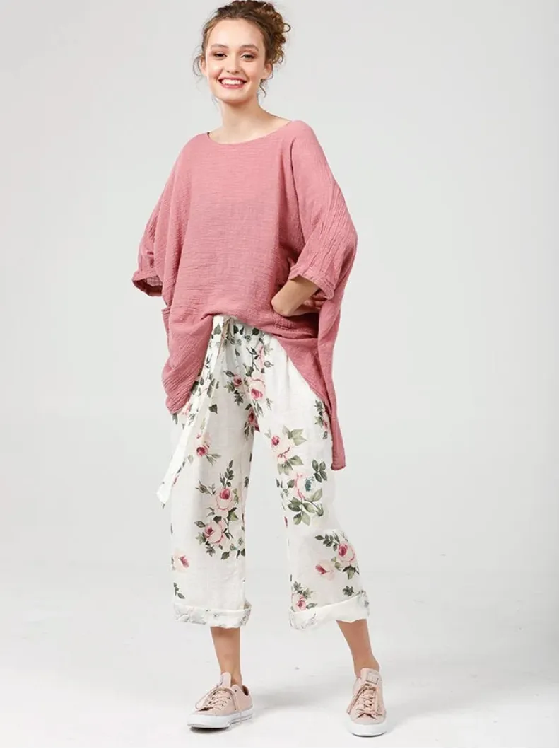 Camille Top - Blue