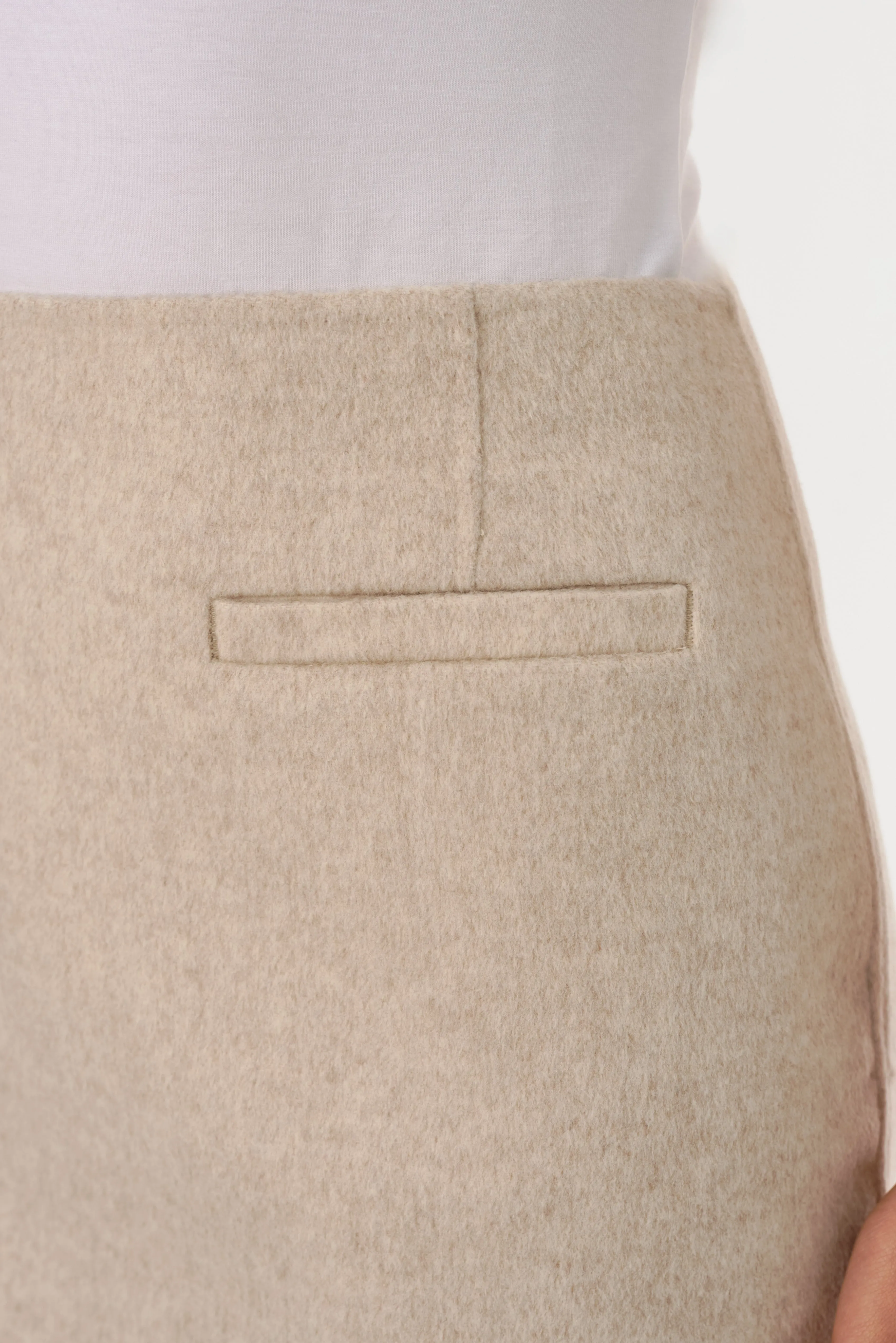 CANDELA | Double Face Wool Mini Skirt
