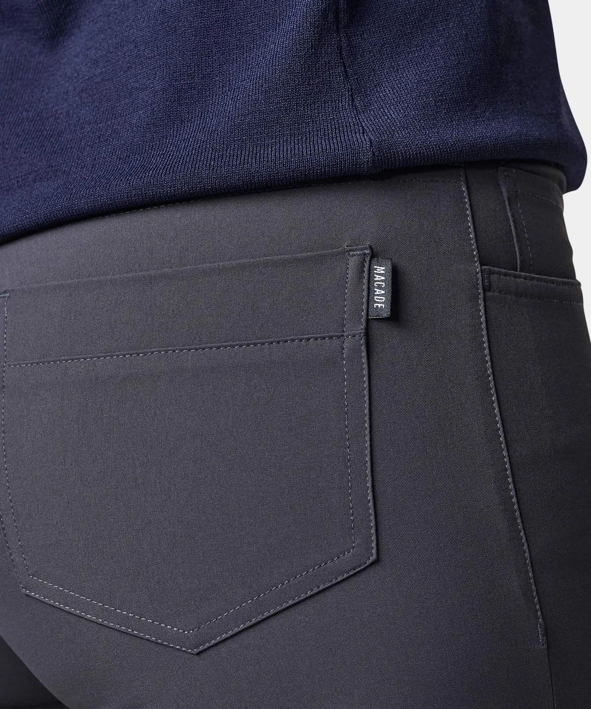 Cara Dark Grey Lightweight Trouser