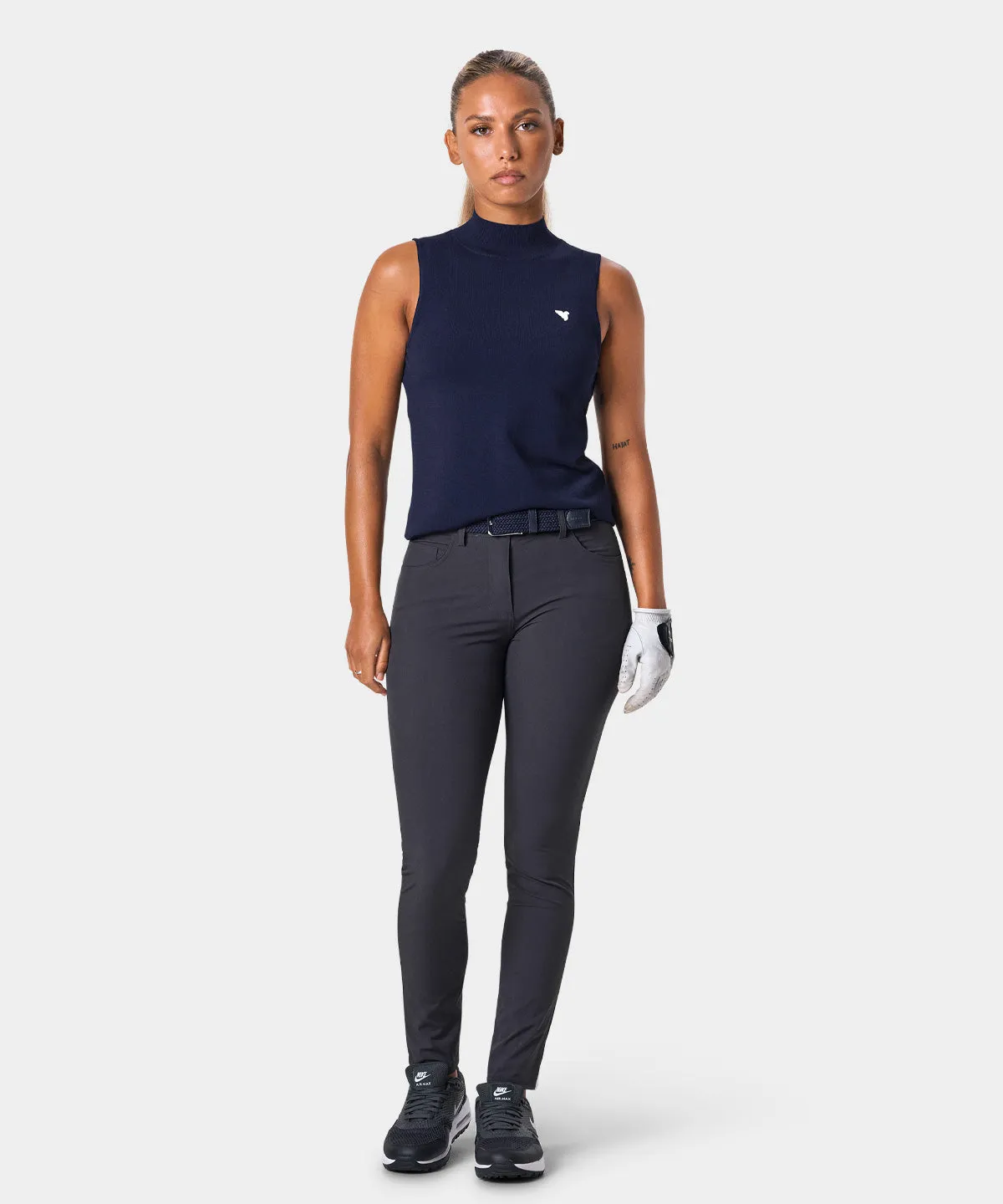 Cara Dark Grey Lightweight Trouser