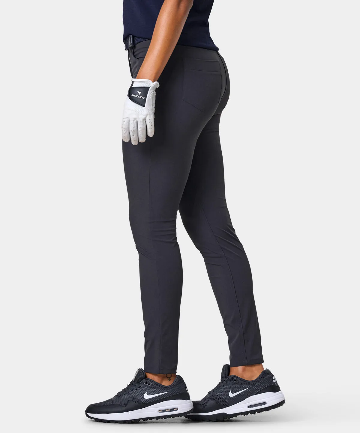 Cara Dark Grey Lightweight Trouser