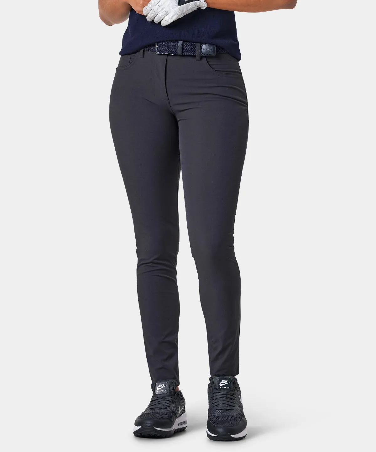 Cara Dark Grey Lightweight Trouser
