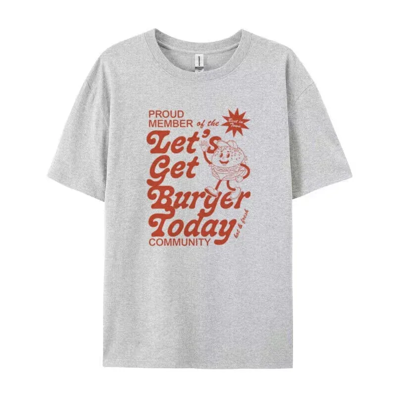 Cartoon Burger Stylish Graphic Tee
