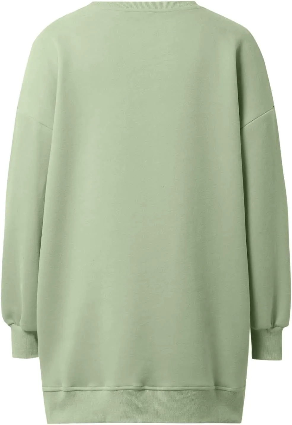 Chic Me Womens Long Sleeve Zipper Slit Sweatshirt Casual Loose Oversized Pullover Zipper Trendy Hoodies