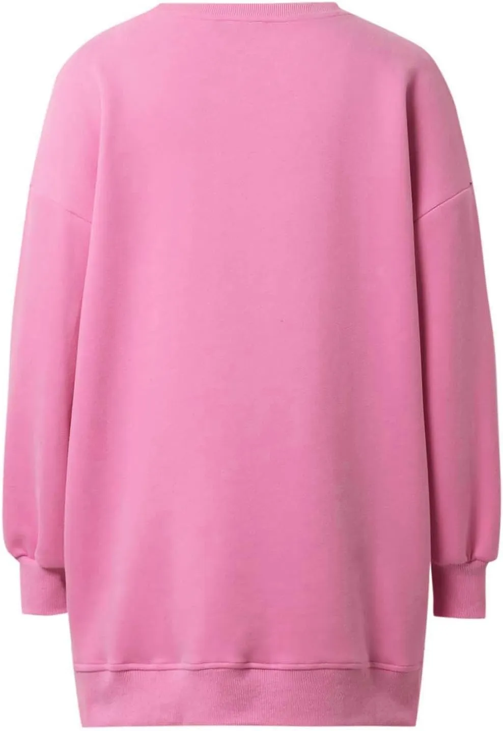 Chic Me Womens Long Sleeve Zipper Slit Sweatshirt Casual Loose Oversized Pullover Zipper Trendy Hoodies