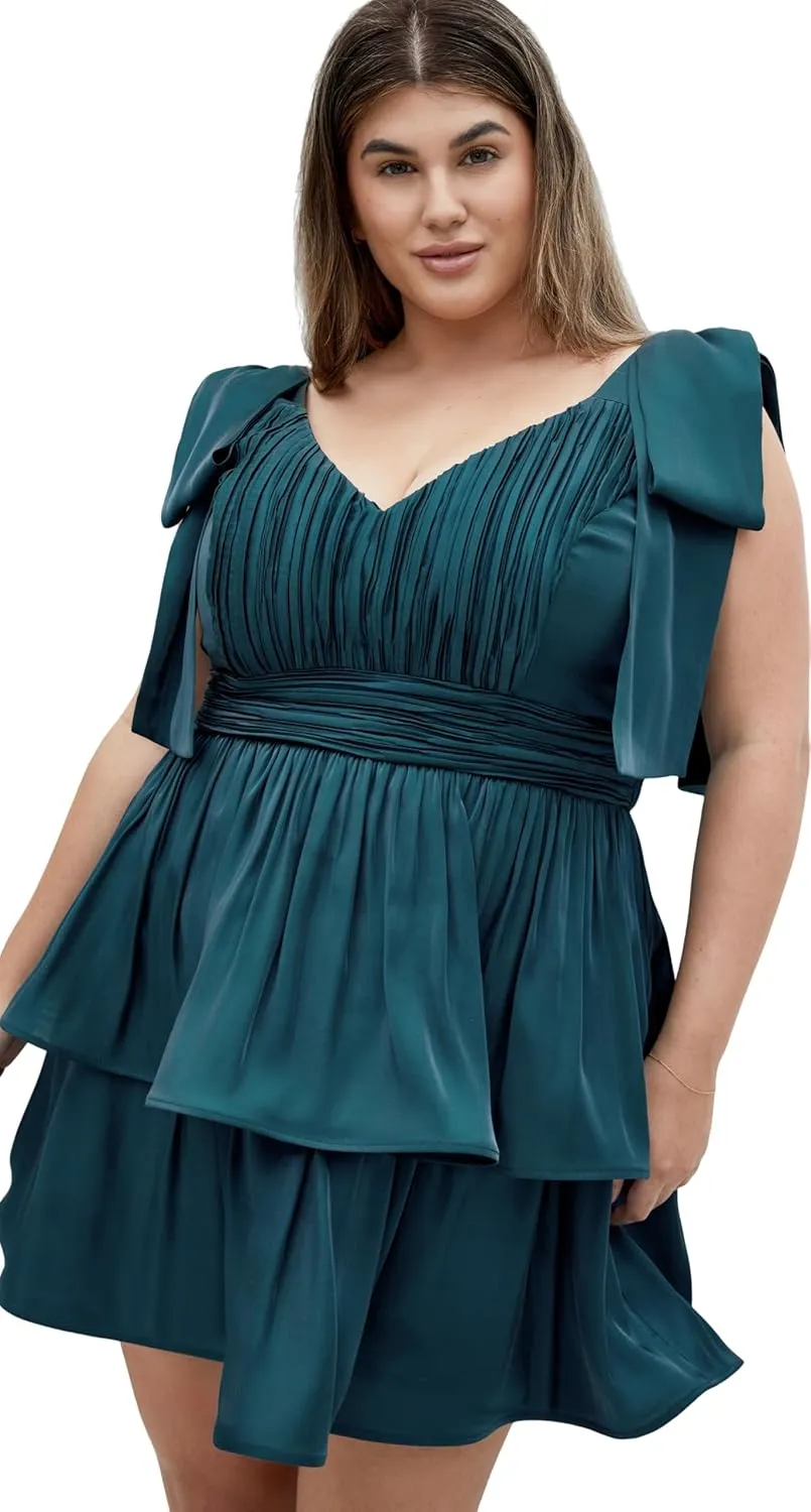 City Chic Women's Betty Bow Dress