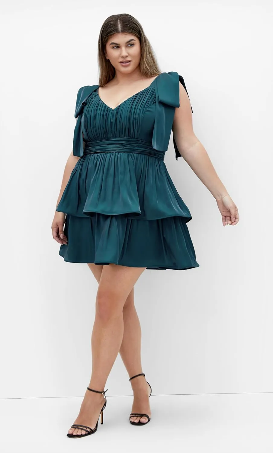 City Chic Women's Betty Bow Dress