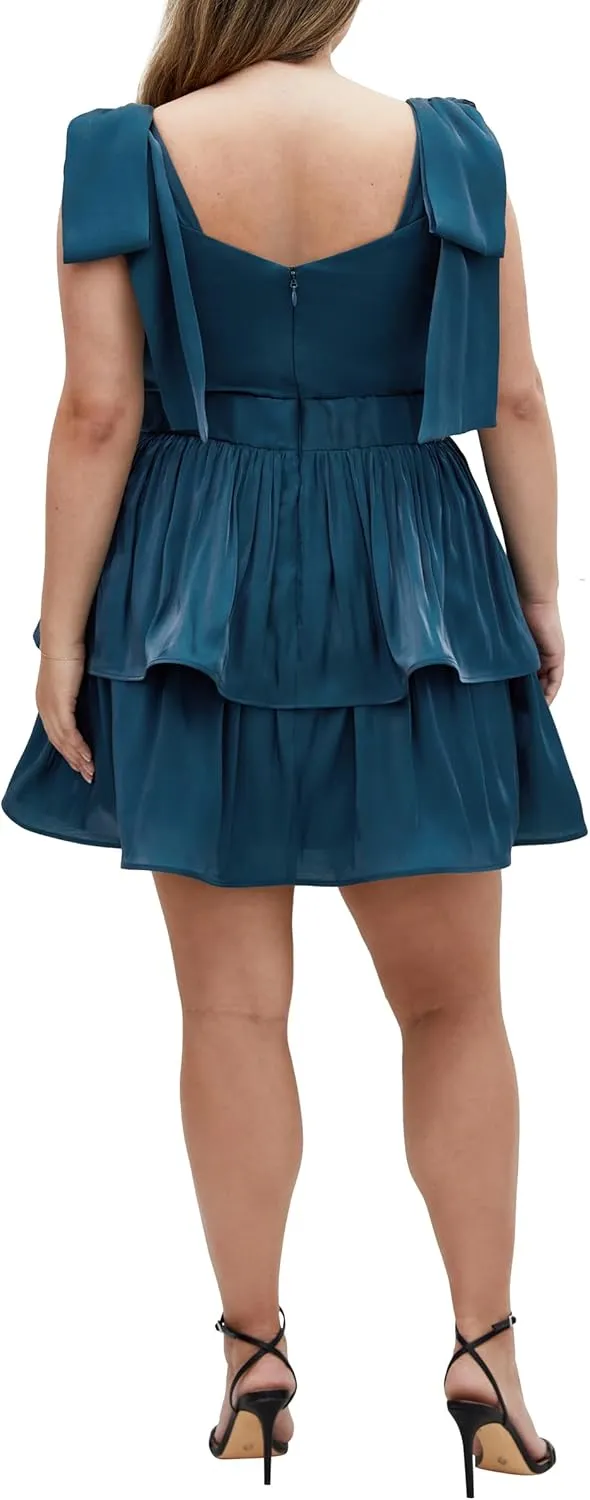 City Chic Women's Betty Bow Dress