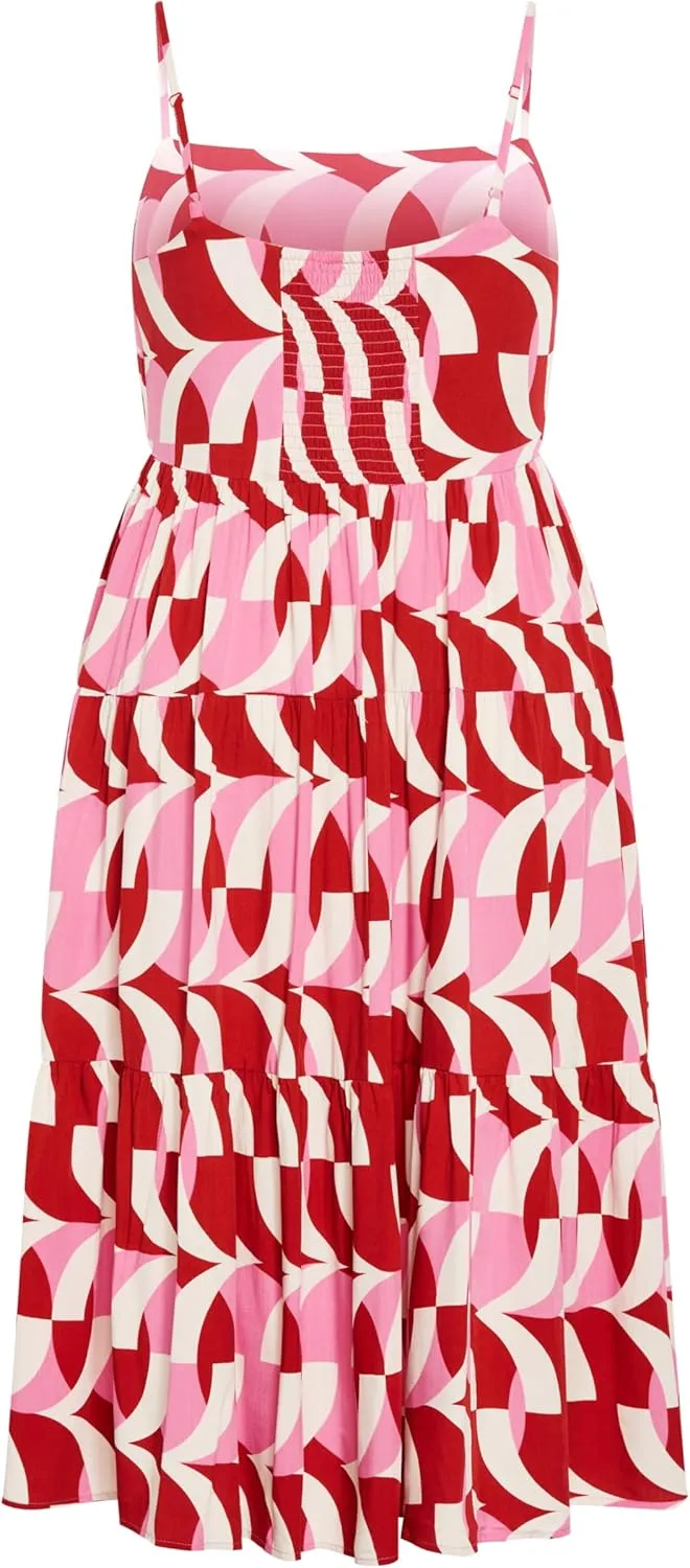 CITY CHIC Women's Mystic Print Dress