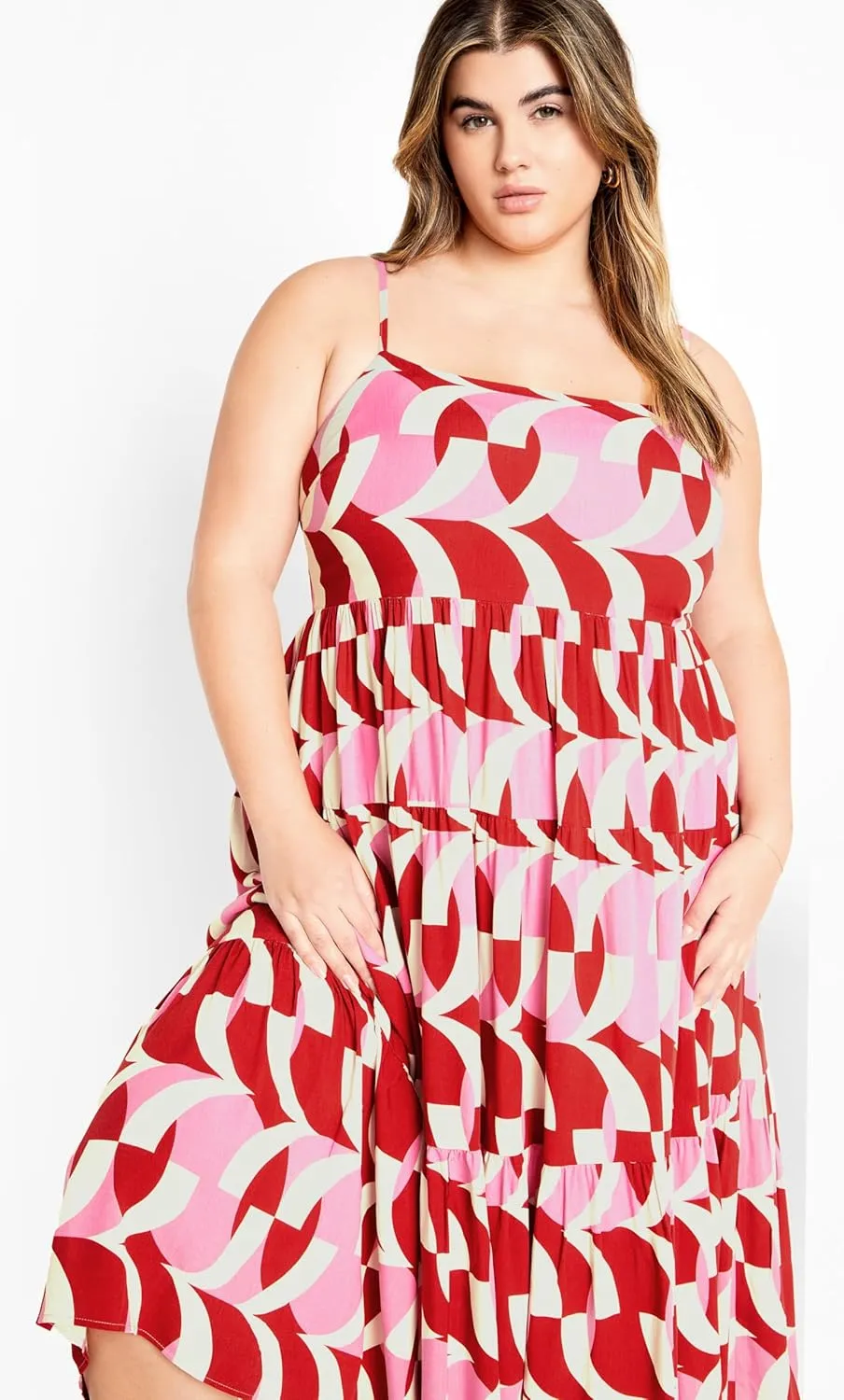 CITY CHIC Women's Mystic Print Dress