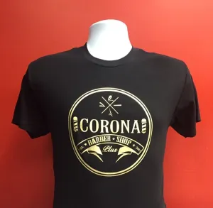 Corona Barbershop Plus T Black & Gold