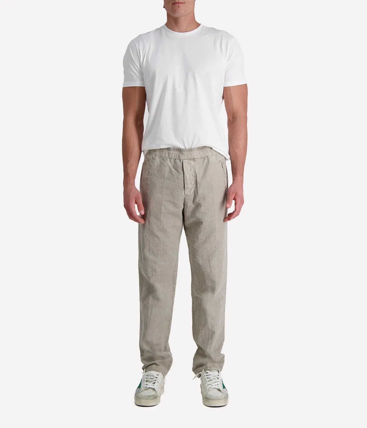Cotton Hemp Pant in Toast Pigment