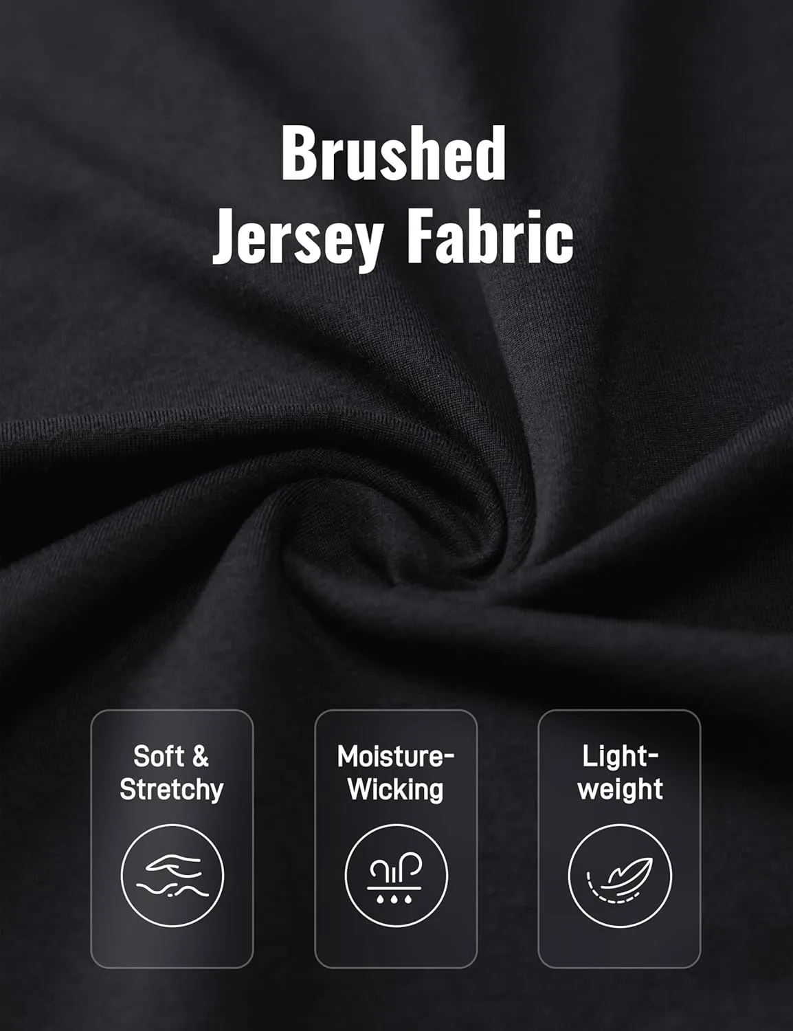 CRZ YOGA Cloud Jersey Mens Long Sleeve Shirts Breathable Casual Workout Crewneck T-Shirts Soft Basic Tops