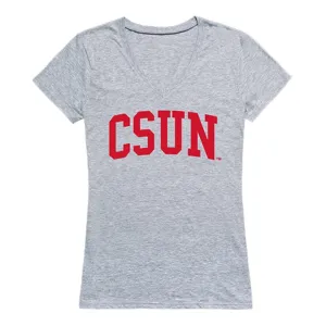 CSUN California State University Northridge Game Day Womens Tee T-Shirt Heather Grey