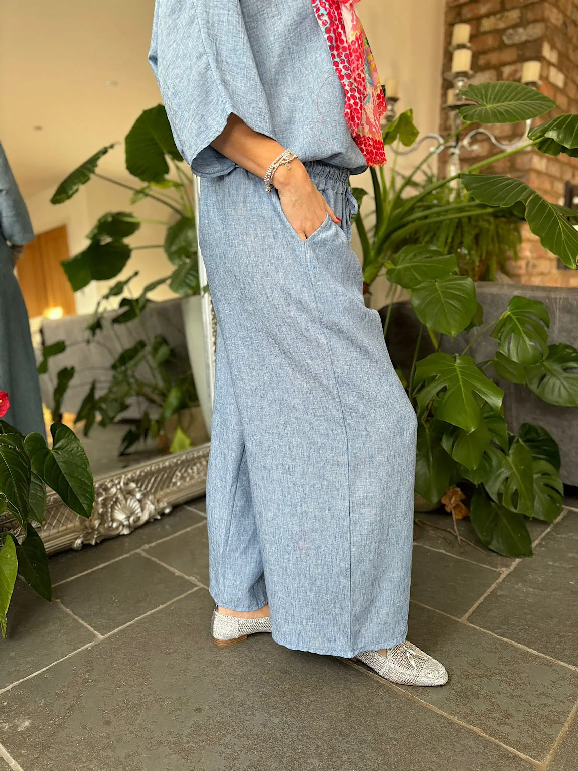 Denim Lightweight Trousers Kirsty