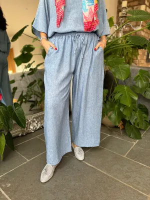 Denim Lightweight Trousers Kirsty