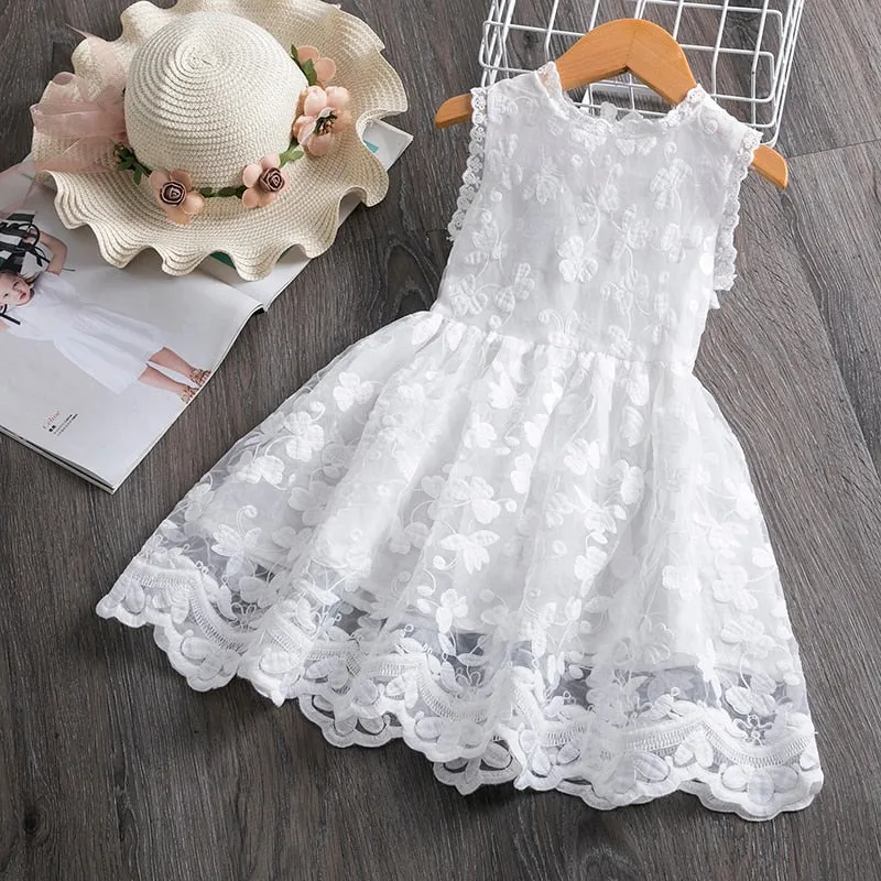 Elegant Lace Dress For Girls