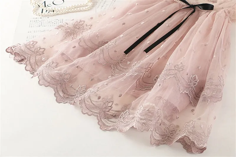 Elegant Lace Dress For Girls