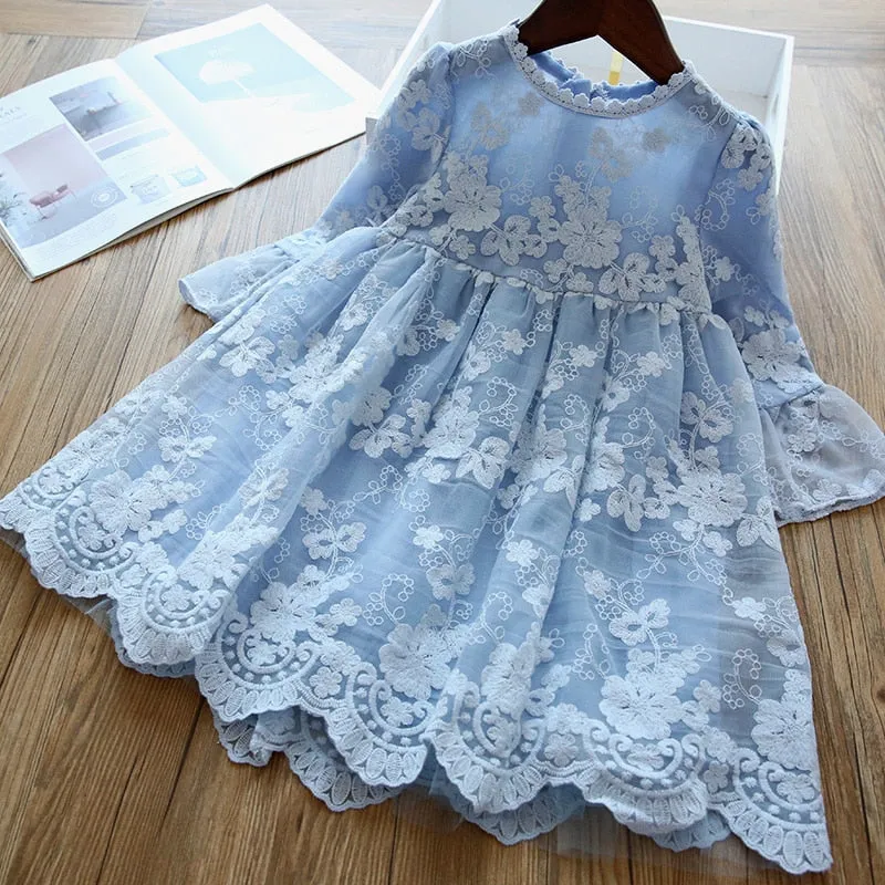 Elegant Lace Dress For Girls