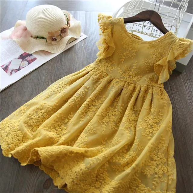 Elegant Lace Dress For Girls