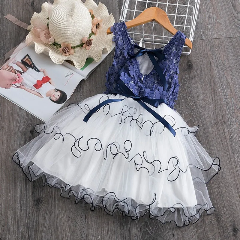 Elegant Lace Dress For Girls