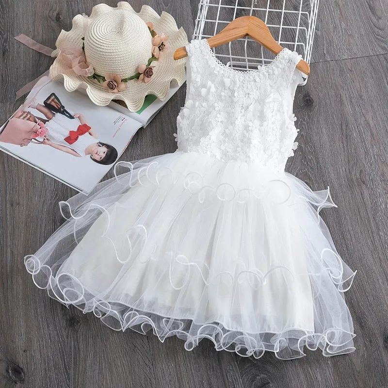 Elegant Lace Dress For Girls