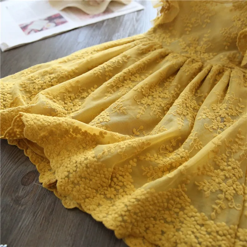 Elegant Lace Dress For Girls