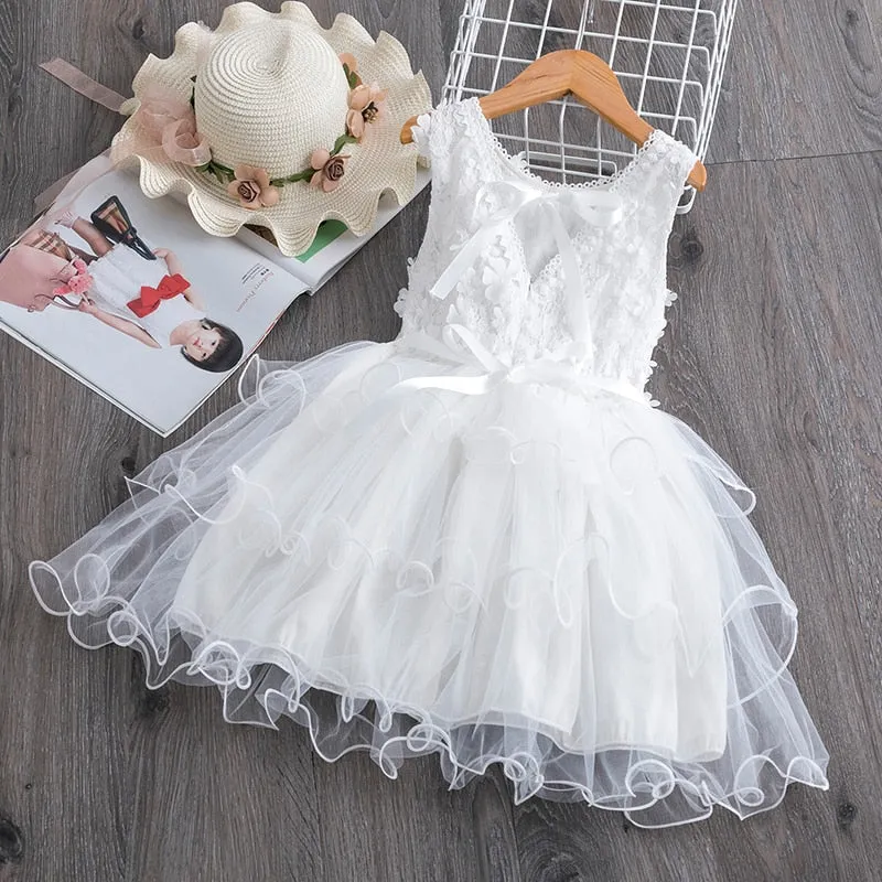 Elegant Lace Dress For Girls