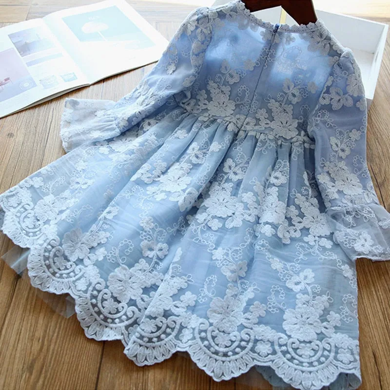 Elegant Lace Dress For Girls