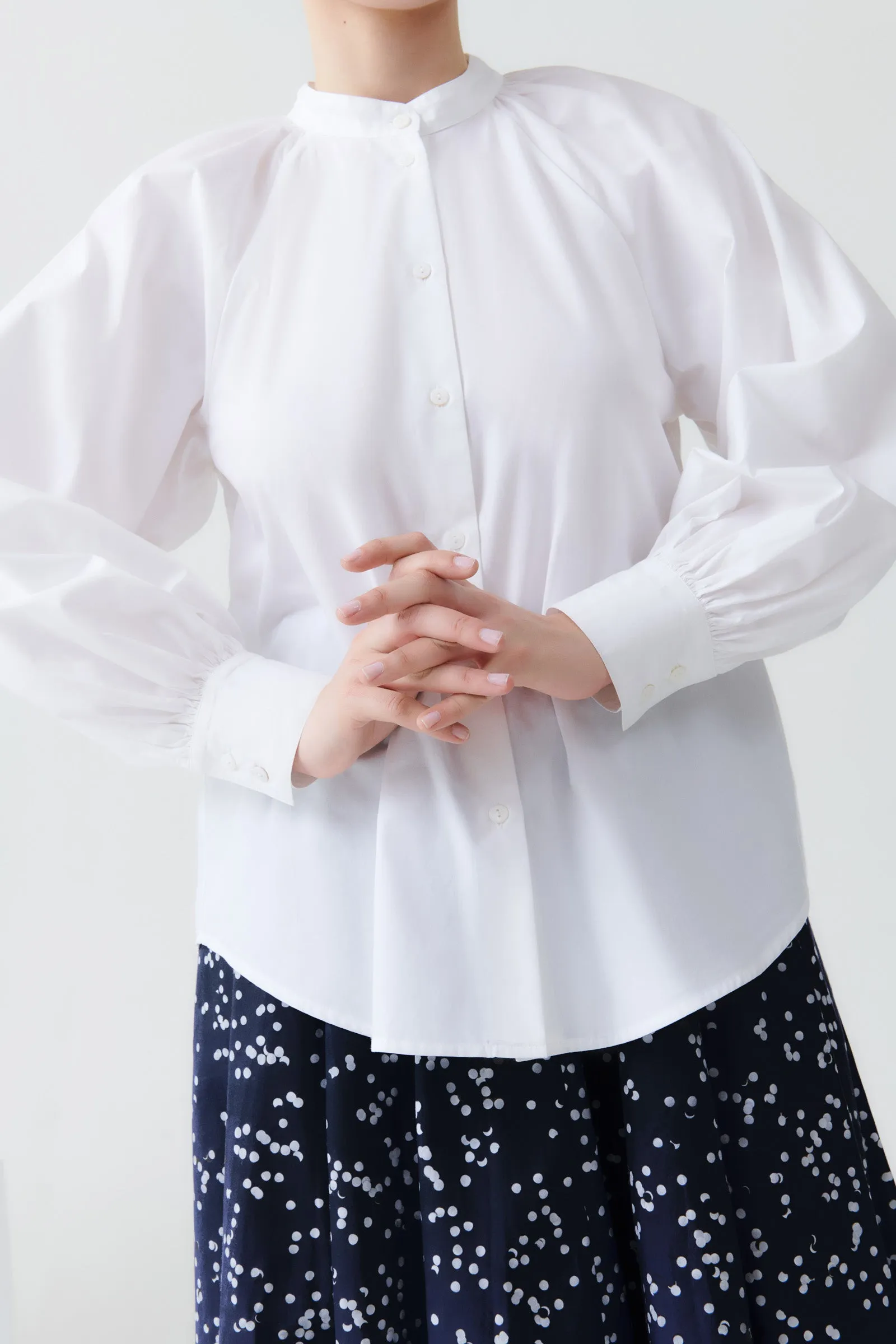 Ella Shirt (White) - Kowtow