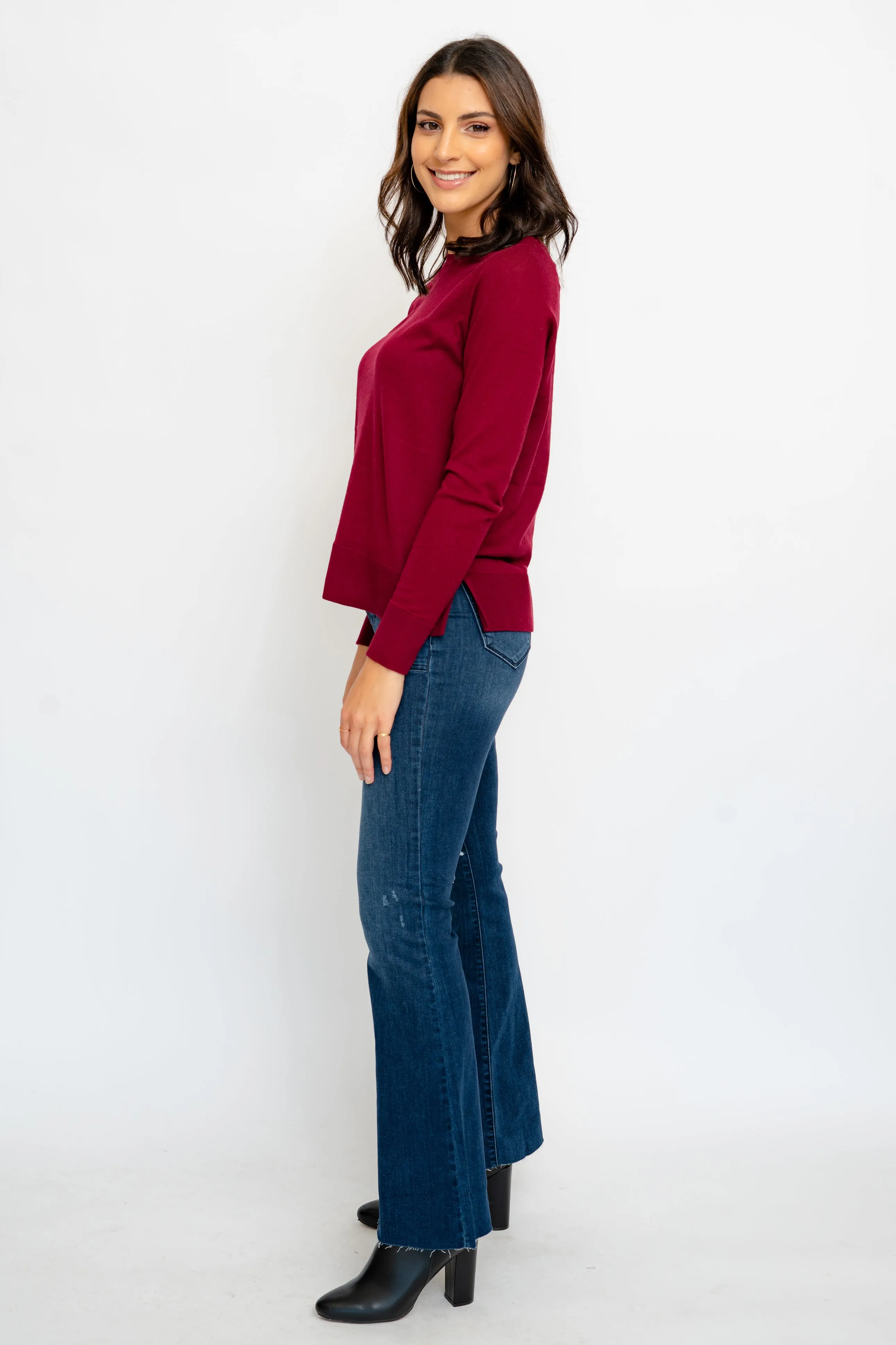 Everyday Sweater - Wine