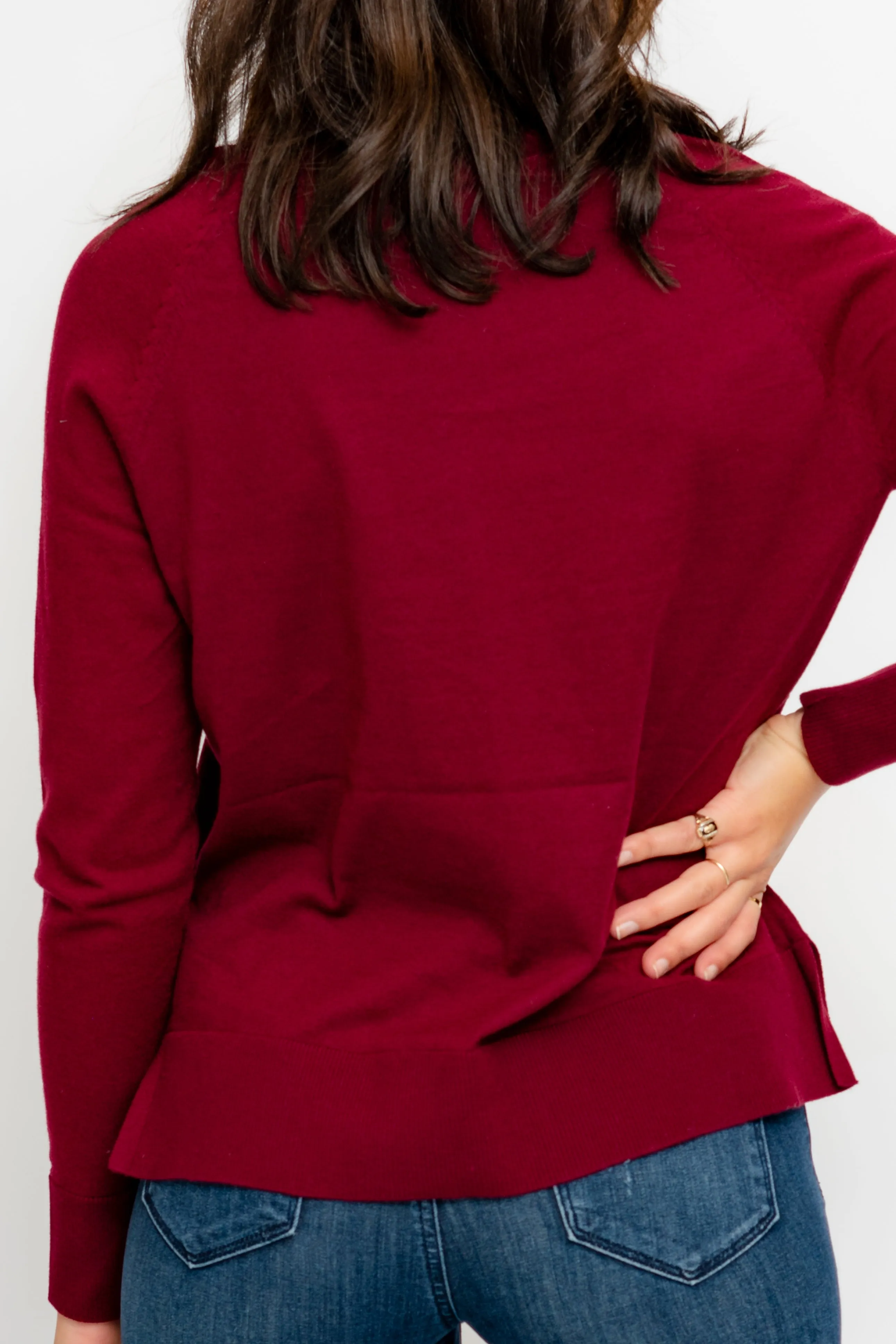 Everyday Sweater - Wine