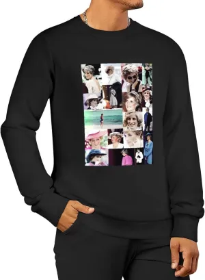 Fashion Long Sleeve Graphic Tees Shirt, Athletic Crew Neck T-Shirts for Men