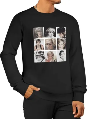 Fashion Long Sleeve Graphic Tees Shirt, Athletic Crew Neck T-Shirts for Men