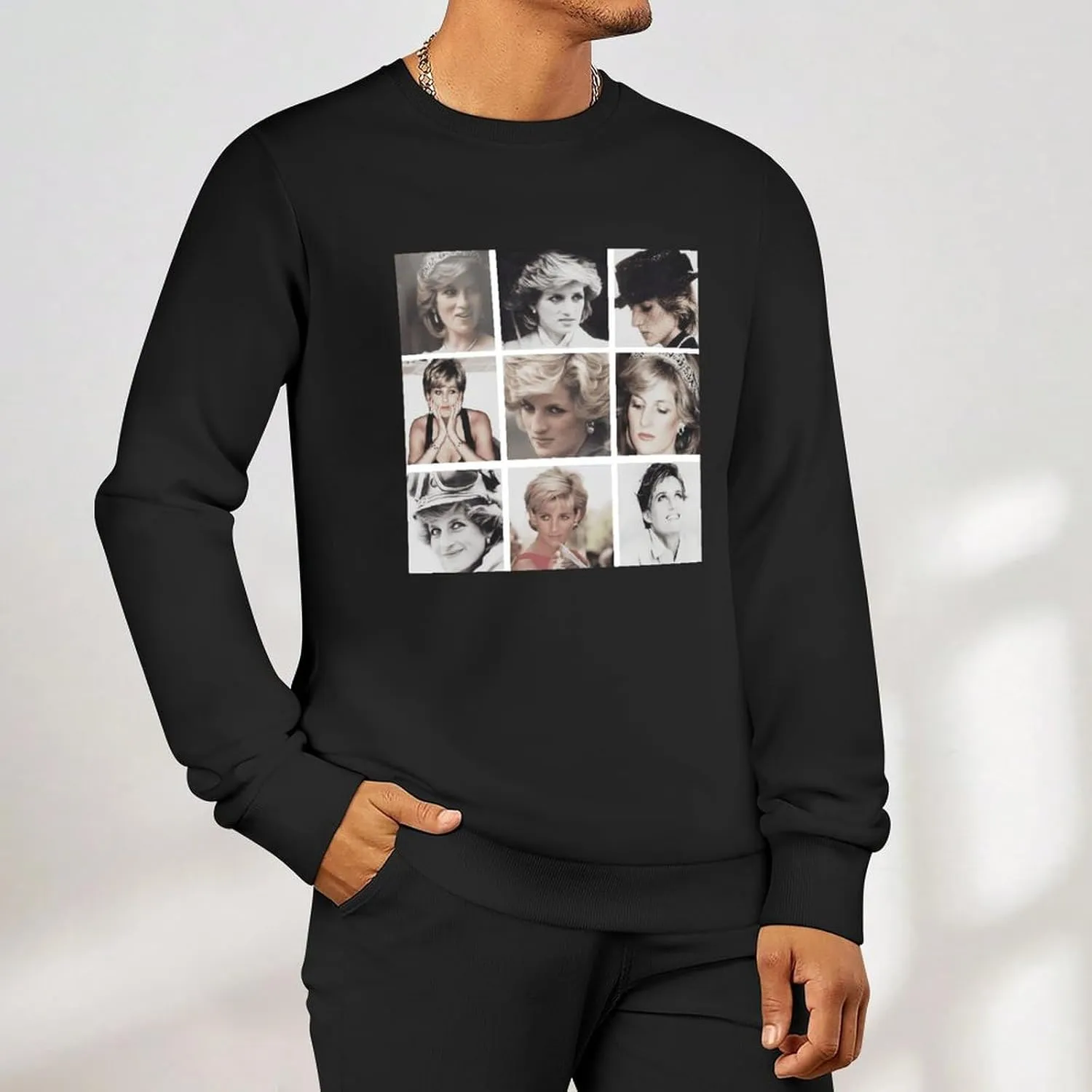 Fashion Long Sleeve Graphic Tees Shirt, Athletic Crew Neck T-Shirts for Men
