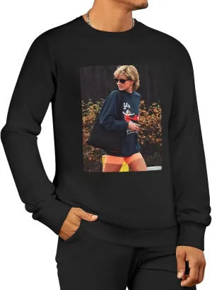 Fashion Long Sleeve Graphic Tees Shirt, Athletic Crew Neck T-Shirts for Men