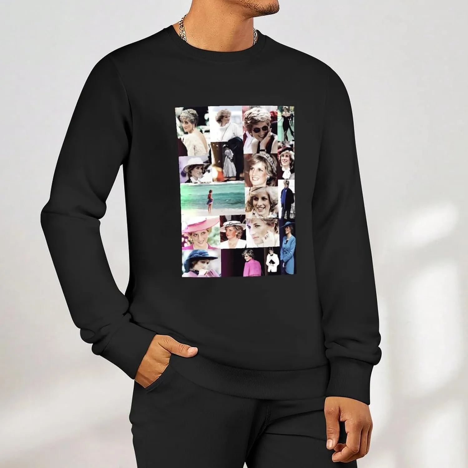 Fashion Long Sleeve Graphic Tees Shirt, Athletic Crew Neck T-Shirts for Men