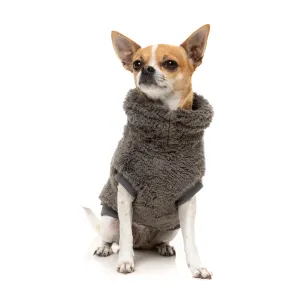 FuzzYard Dog Apparel Turtle Teddy 25 Sweater Gunmetal Grey Size 3 ^ ^